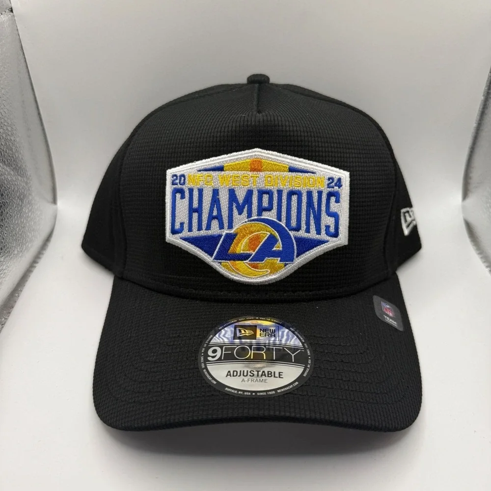 New Era 9forty La Rams 2024 NFC West Division Champions Adjustable Hat